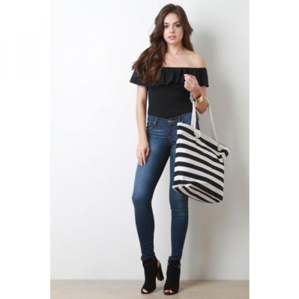 Beach Stripes Tote Bag #5 image