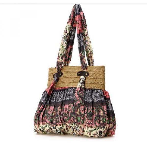 bohemian straw shoulder bags women handbags beach bag сумки light Fashion #2 image