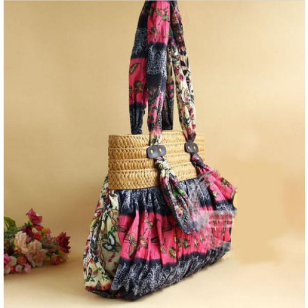 bohemian straw shoulder bags women handbags beach bag сумки light Fashion #4 image