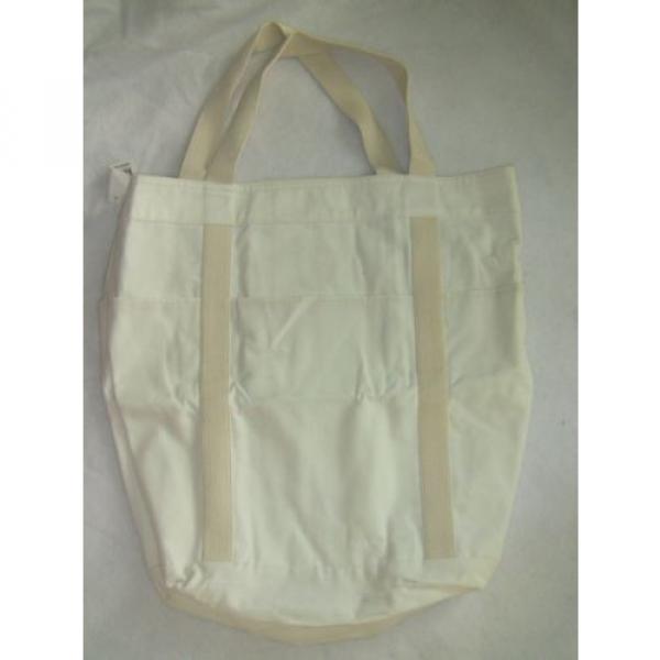 AMERICAN APPAREL COTTON CANVAS BEACH BAG WOMENS POCKET TOTE PURSE BAG OS #5 image