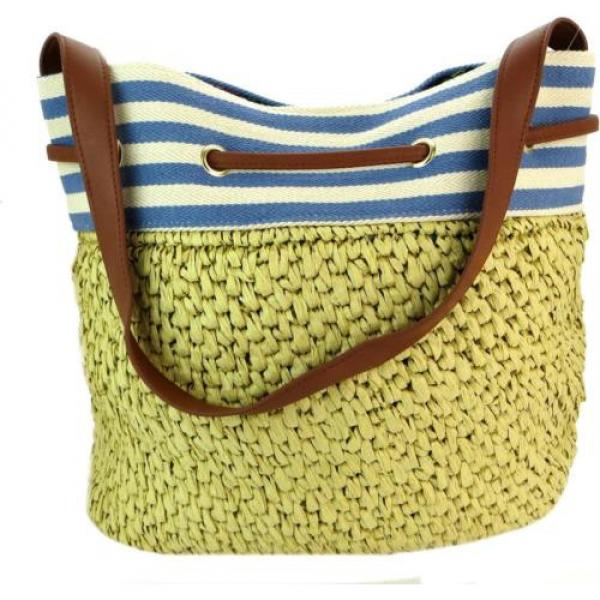 Gioseppo Deya Women&#039;s Navy Nautical Single Handle Beach Shopper Tote Bag New #4 image