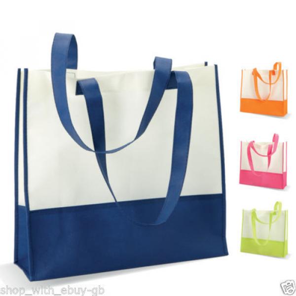 Large Lightweight BEACH BAG - TWO-TONE SUMMER TOTE SHOPPING SHOPPER HANDBAG #1 image